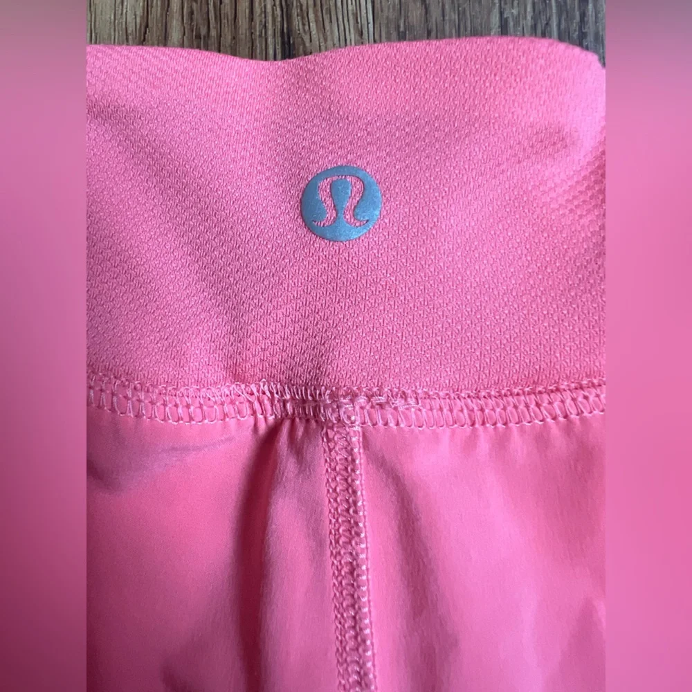Lululemon Athletica coral  Athletic Shorts Women size S no size tag - Picture 6 of 9